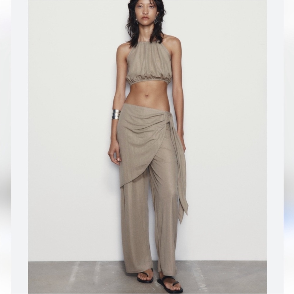 Zara halter top pants set